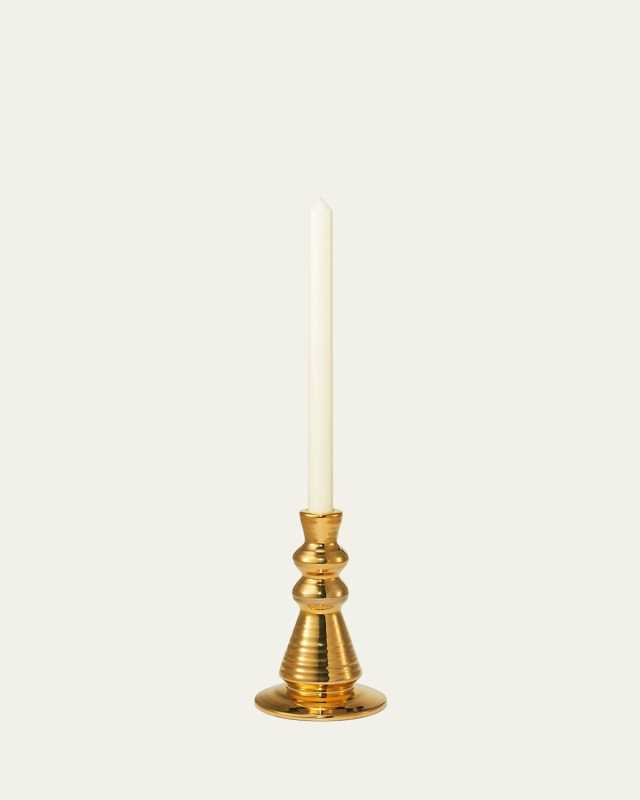 Allette 7.4" Extra-Large Candleholder, Gold